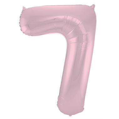 Number balloon pastel pink