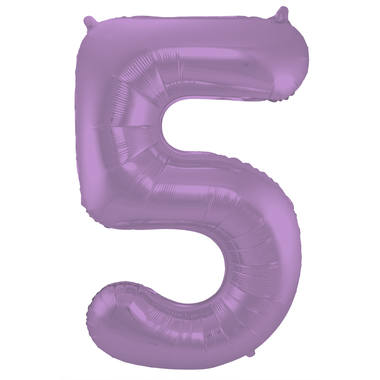 Number balloon purple