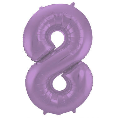 Number balloon purple
