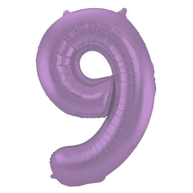 Number balloon purple