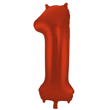 Number balloon red