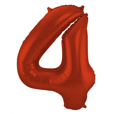 Number balloon red