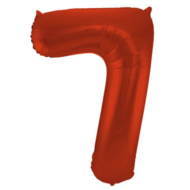 Number balloon red