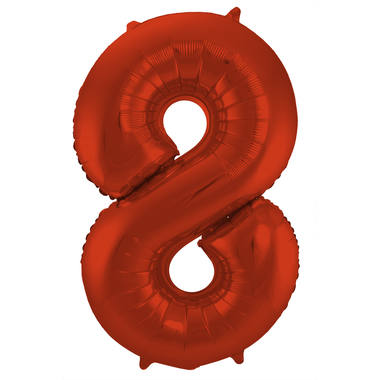 Number balloon red
