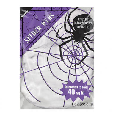 Spiderweb Halloween White Plastic 28.3 g