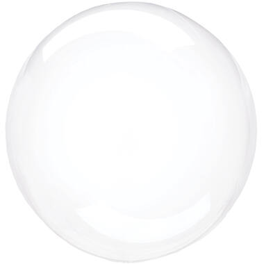 Clearz Petite Crystal Clear Foil Balloon S15 Packaged 25 cm - 30 cm