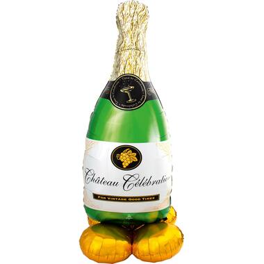 AirLoonz Bubbly Wine Bottle 60x152c
