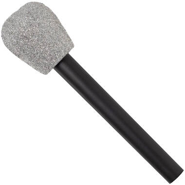 Costume Accessory Glitter Microphone Awesome 80's