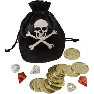 Costume Accessory Coin & Pouch Set Pirate