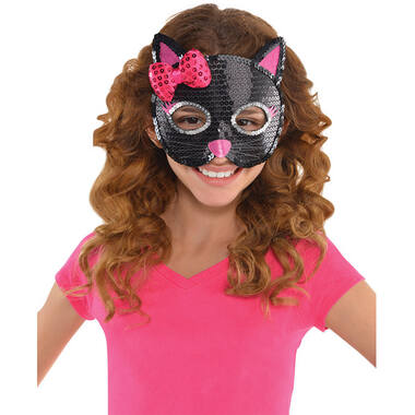 Mask Sequin Cat Child