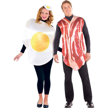 2 Adult Costumes Breakfast Buddies Size M/L