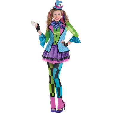 Teen Costume Sassy Mad Hatter Age 12 - 14 Years