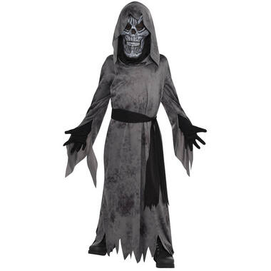 Child Costume Ghastly Ghoul Black Age 4 - 6 Years
