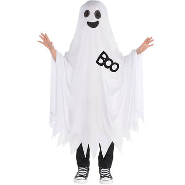 Child Costume Ghostcape Age 6 - 10 Years