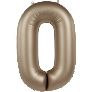 Number balloon starlight gold