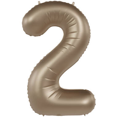 Number balloon starlight gold