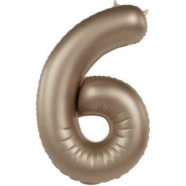 Number balloon starlight gold
