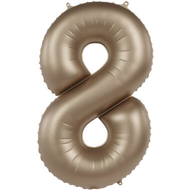 Number balloon starlight gold