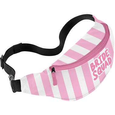 Fanny pack - Bride Squad - She Said Yaass - Pink/White