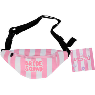 Fanny pack - Bride Squad - She Said Yaass - Pink/White