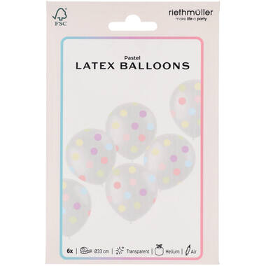 Latex Balloons - Dreamy Pastels - 33 cm - 6 pieces
