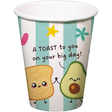 Cups - Kawaii Party - 250 ml - 8 pieces