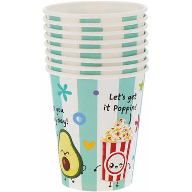 Cups - Kawaii Party - 250 ml - 8 pieces