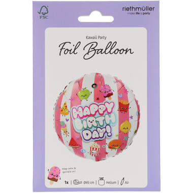 Foil Balloon - Kawaii Party - 45 cm