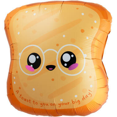 Foil Balloon - Shape - Toast - 60x60cm