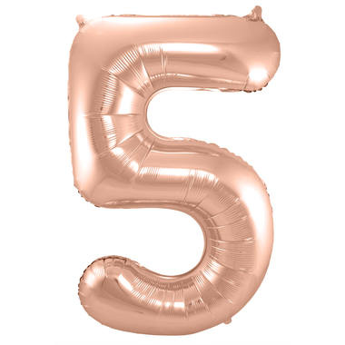 Number balloon rose gold
