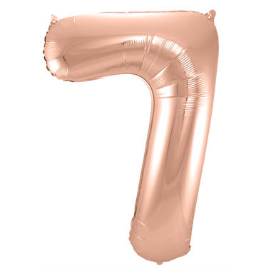 Number balloon rose gold