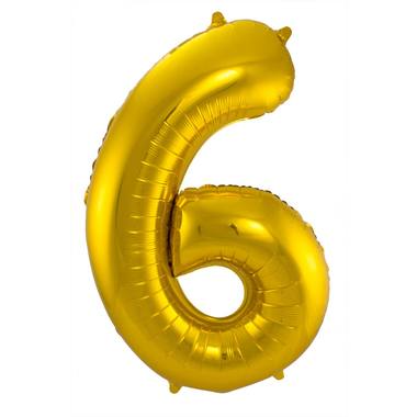 Foil balloon number gold
