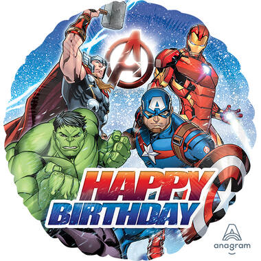 18in/45cm HBD Avengers