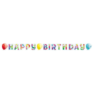 Letter Banner Balloons Paper 174 x 13 cm