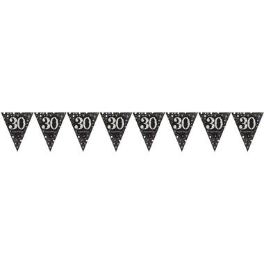 Pennant Banner 30 Sparkling Celebrations Gold Foil 396.2 x 21.5 cm