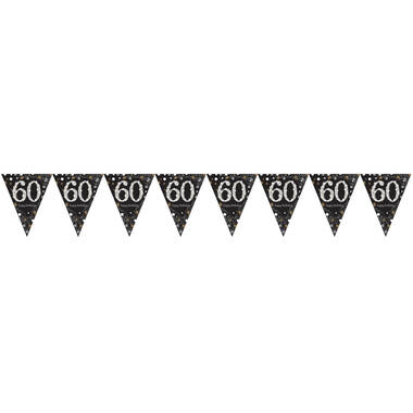 Pennant Banner 60 Sparkling Celebrations Gold Foil 396.2 x 21.5 cm