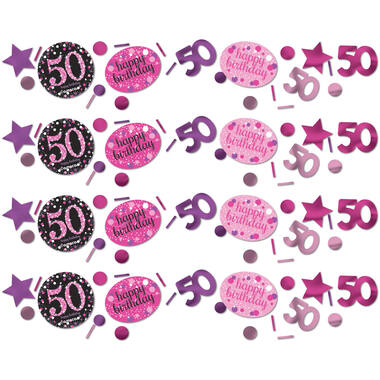 Confetti 50 Sparkling Celebration Pink Foil / Paper 34 g
