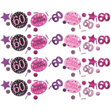 Confetti 60 Sparkling Celebration Pink Foil / Paper 34 g