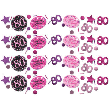 Confetti 80 Sparkling Celebration Pink Foil / Paper 34 g