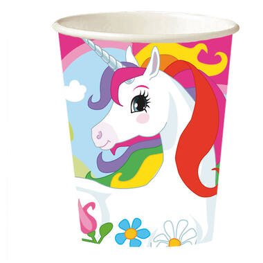 8 Cups Unicorn Paper 250 ml