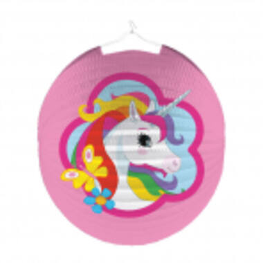 Lantern Unicorn Paper 25 cm
