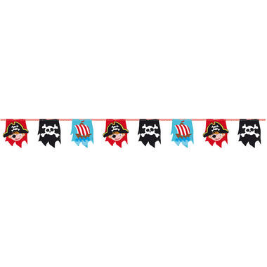 Pennant Banner Pirate Plastic 400 x 16 cm