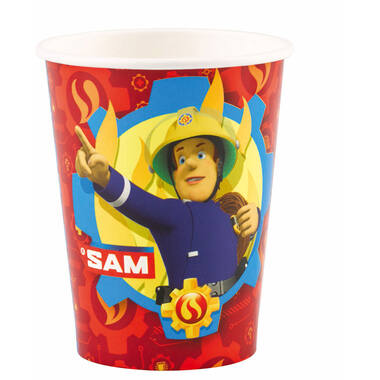 8 Cups Fireman Sam 2017 Paper 250 ml