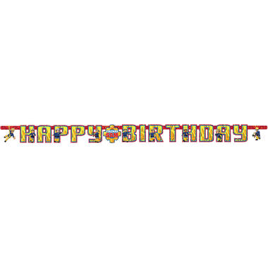 Letter Banner Fireman Sam 2017 Paper 180 x 15 cm