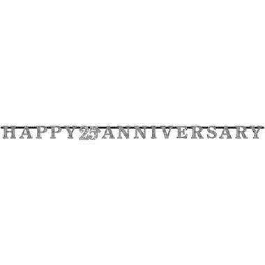 Letter Banner Silver Aniversaries Paper 300 x 17 cm