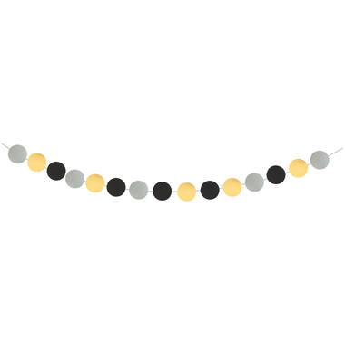 Garland Golden Wishes Paper 170 cm
