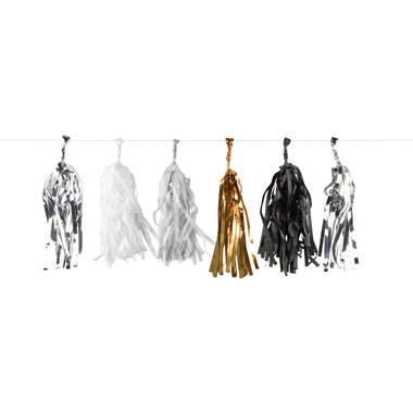 Garland Tassel Golden Wishes Paper 400 cm