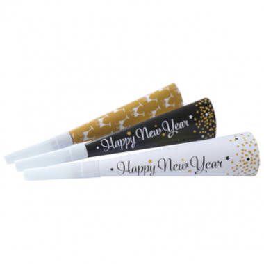 3 Horns Golden Wishes Plastic / Paper 22 cm