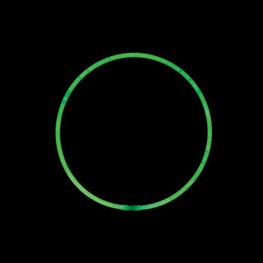 Glow Necklace Green Plastic 56 cm