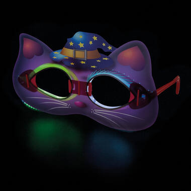 Glow Stick Mask Cat Plastic 19 x 10 cm